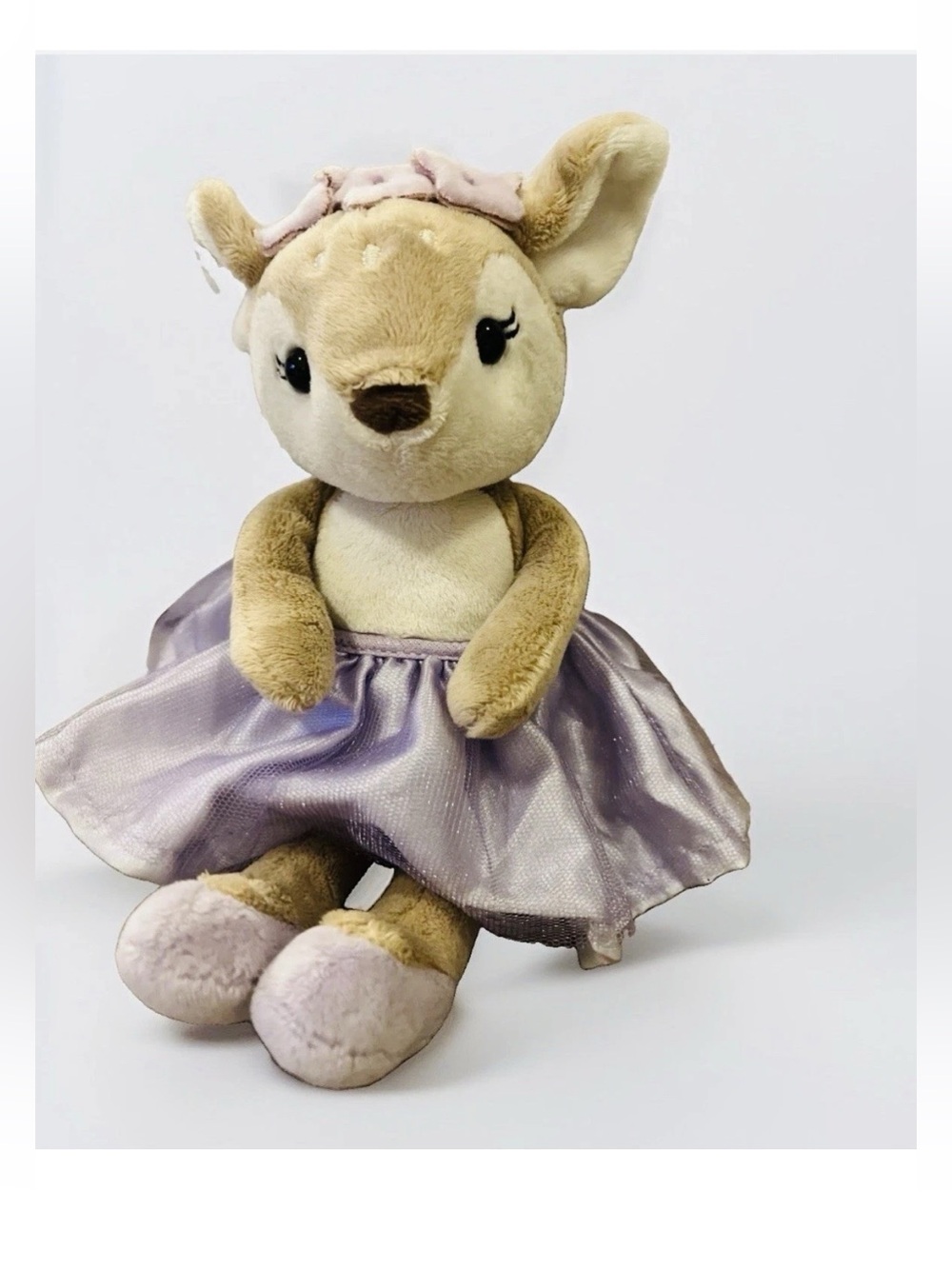 Douglas Toys Amalia Ballerina Fawn Plush Stuffed Animal Doe, Deer - Purple